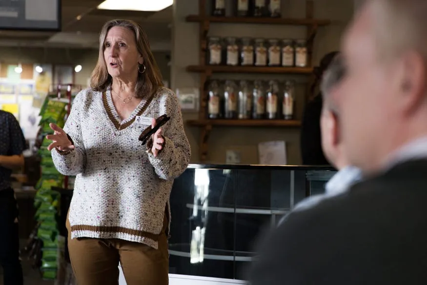 Storytelling at a WeHero volunteer experience for Salesforce