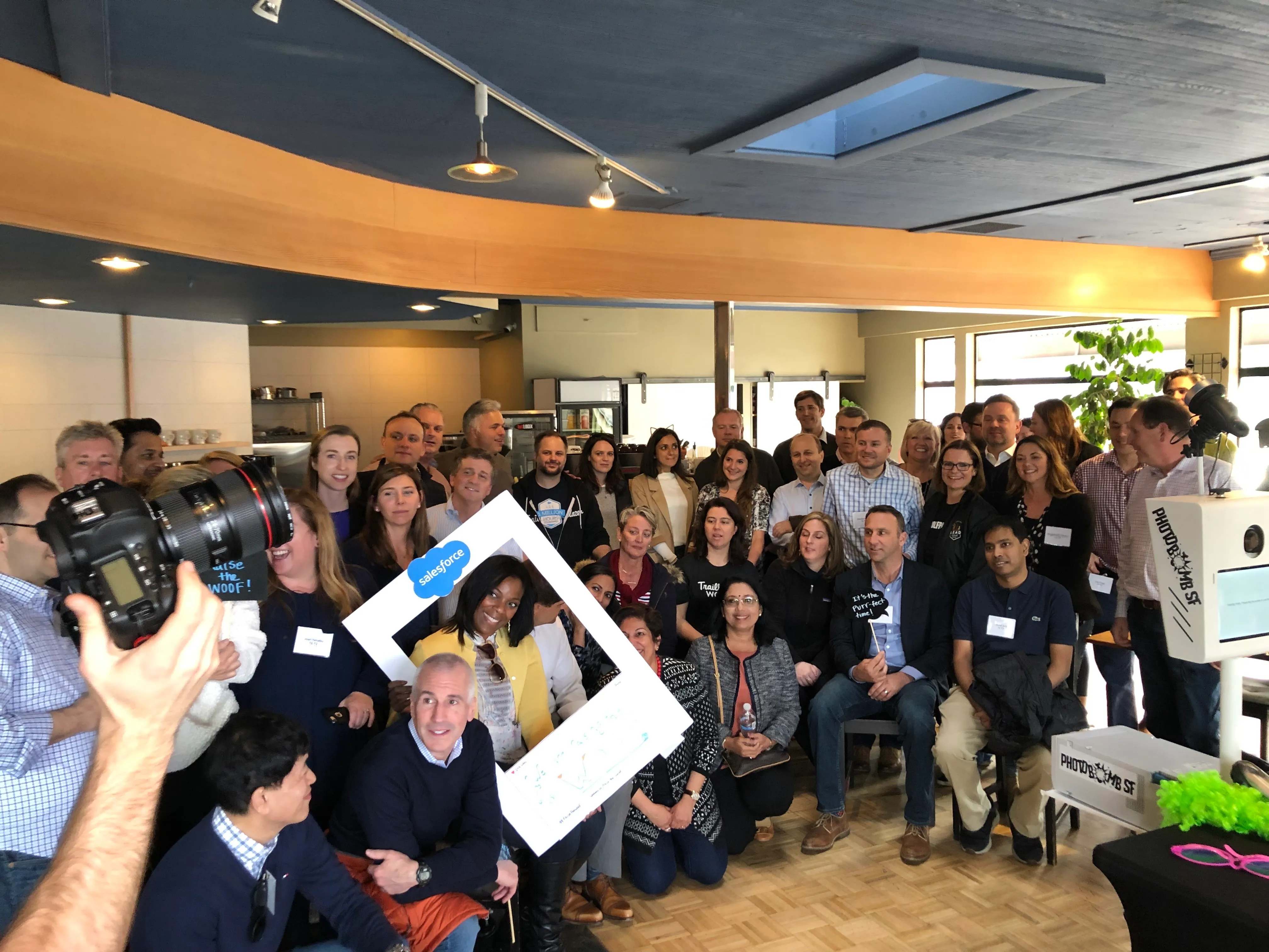One of my very first corporate events for Salesforce