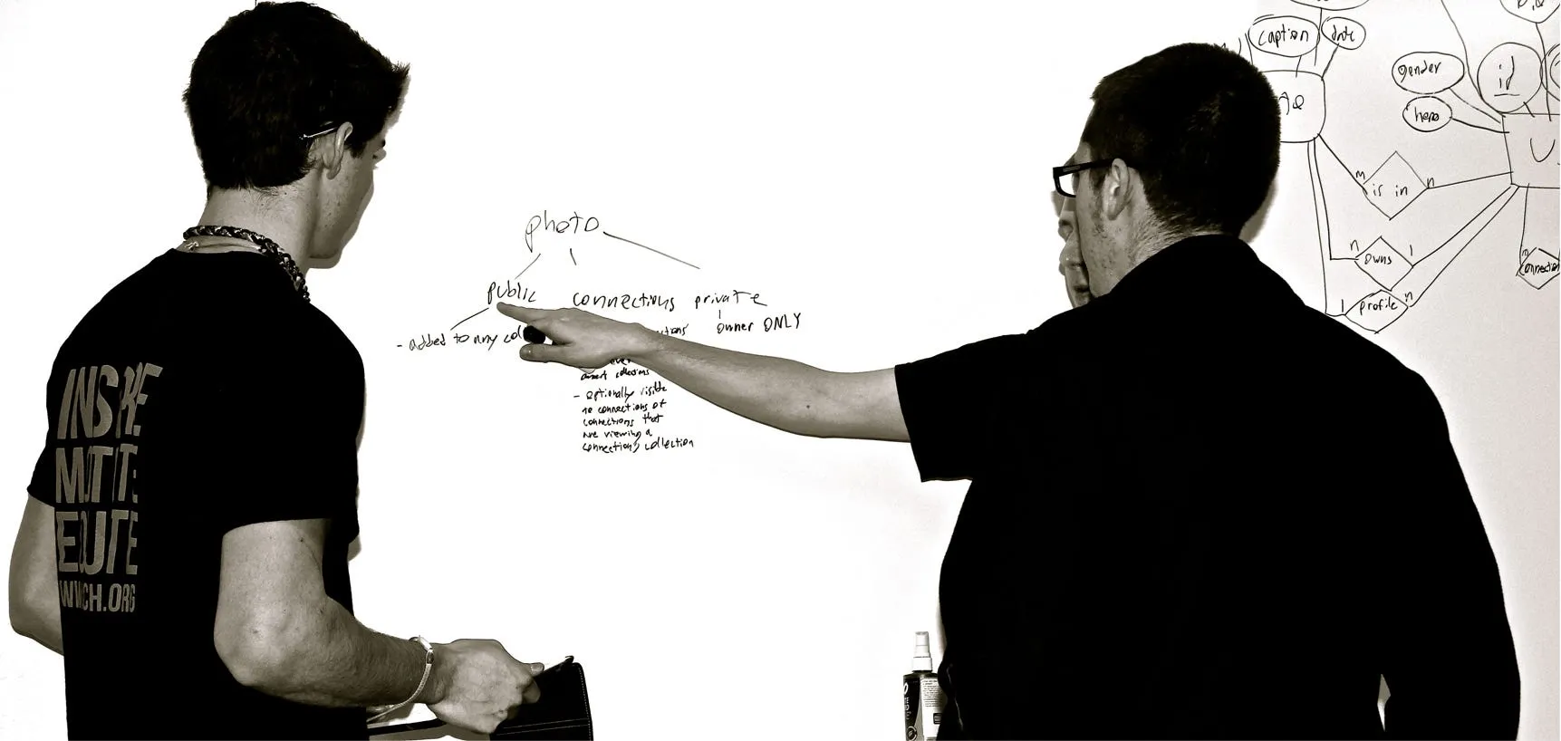 Photo from the early Soul id building days