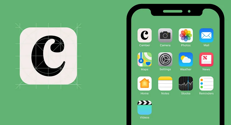 Camber user interface screen design