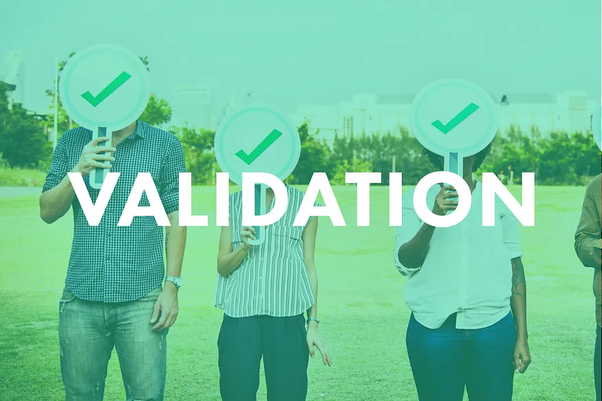 Validation success story illustration