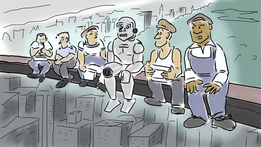Illustration of a robot, credited to Lance Ulanoff