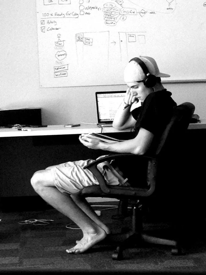 Photo from co-founding Soul id with Greg