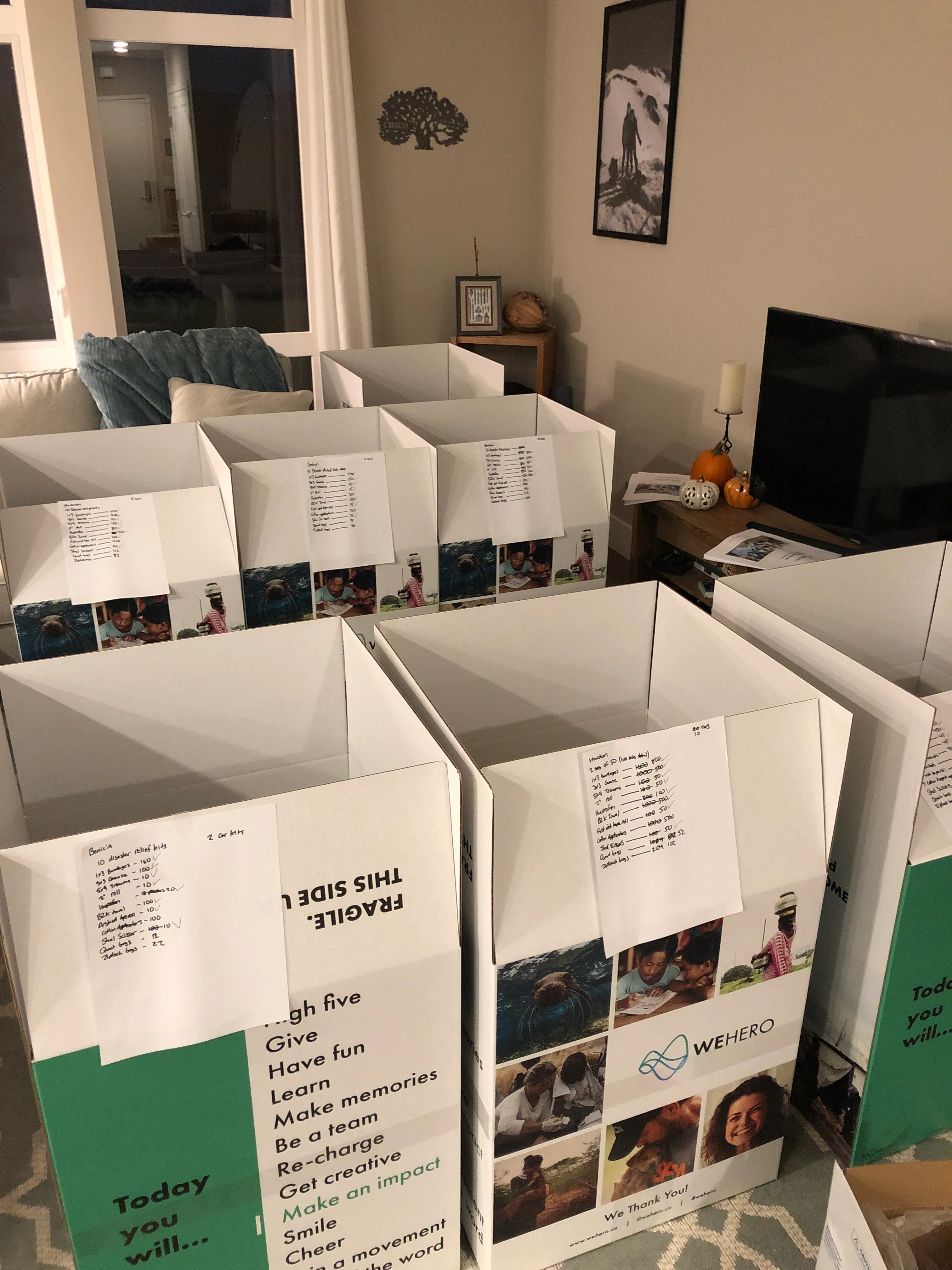 Preparing for events in my apartment