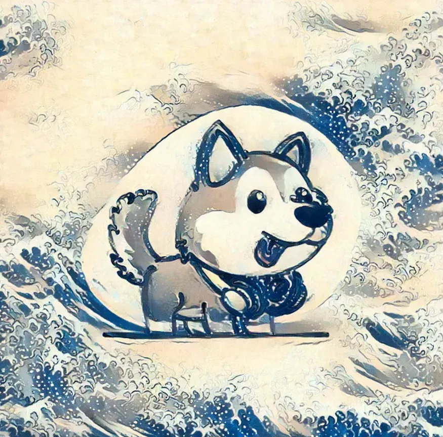 Another AI-generated art version of the WeHero mascot Kai
