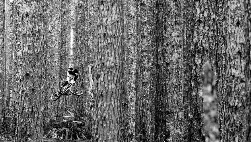 Soul id 100 Photographer Paris Gore’s mountain biking shot