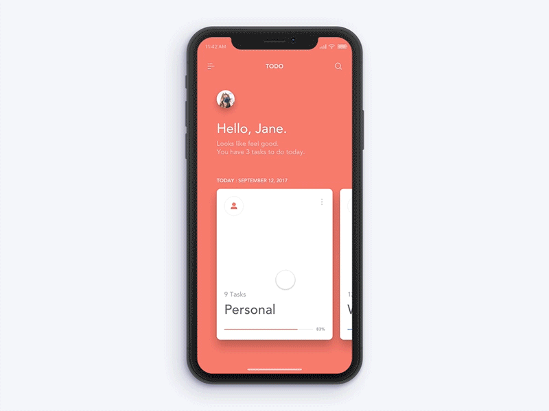 Animated prototyping demo
